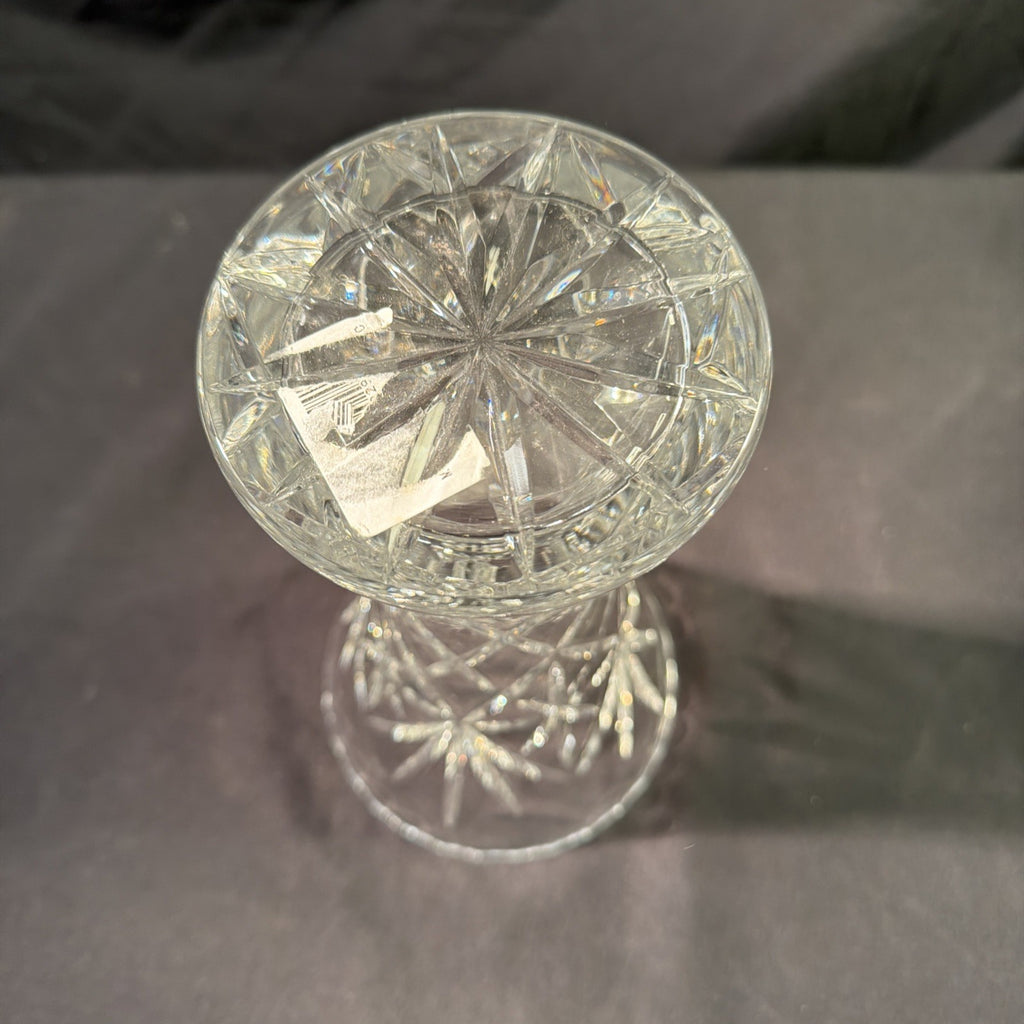 Royal Doulton Lead Crystal 10" Newbury Vase - Mint condition Rare Large Size - (2066)