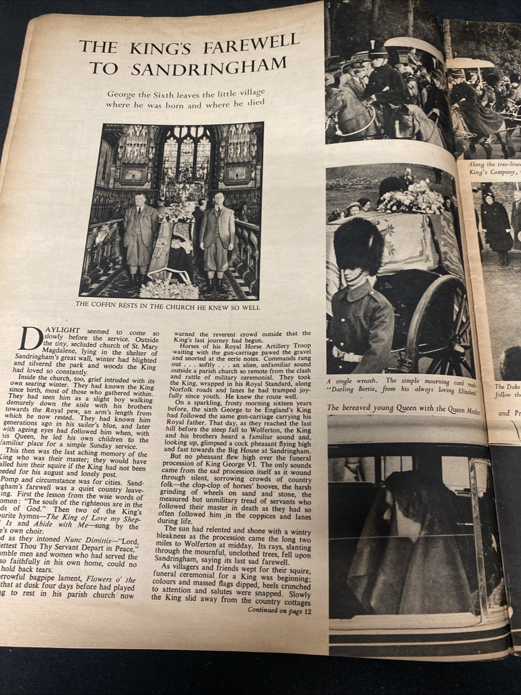 Illustrated Magazine February 23 1952 Memorial Issue George VI - (1679)