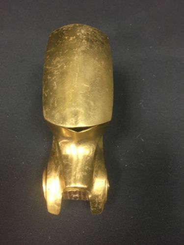 Vintage heavy cast brass Vintage car toy - heavy brass - (6653)