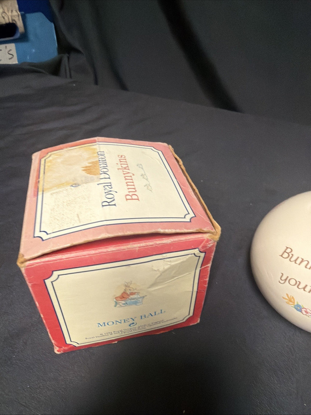 Royal Doulton Bunnykins Moneyball Coin Bank Vintage 1994 - (1892)