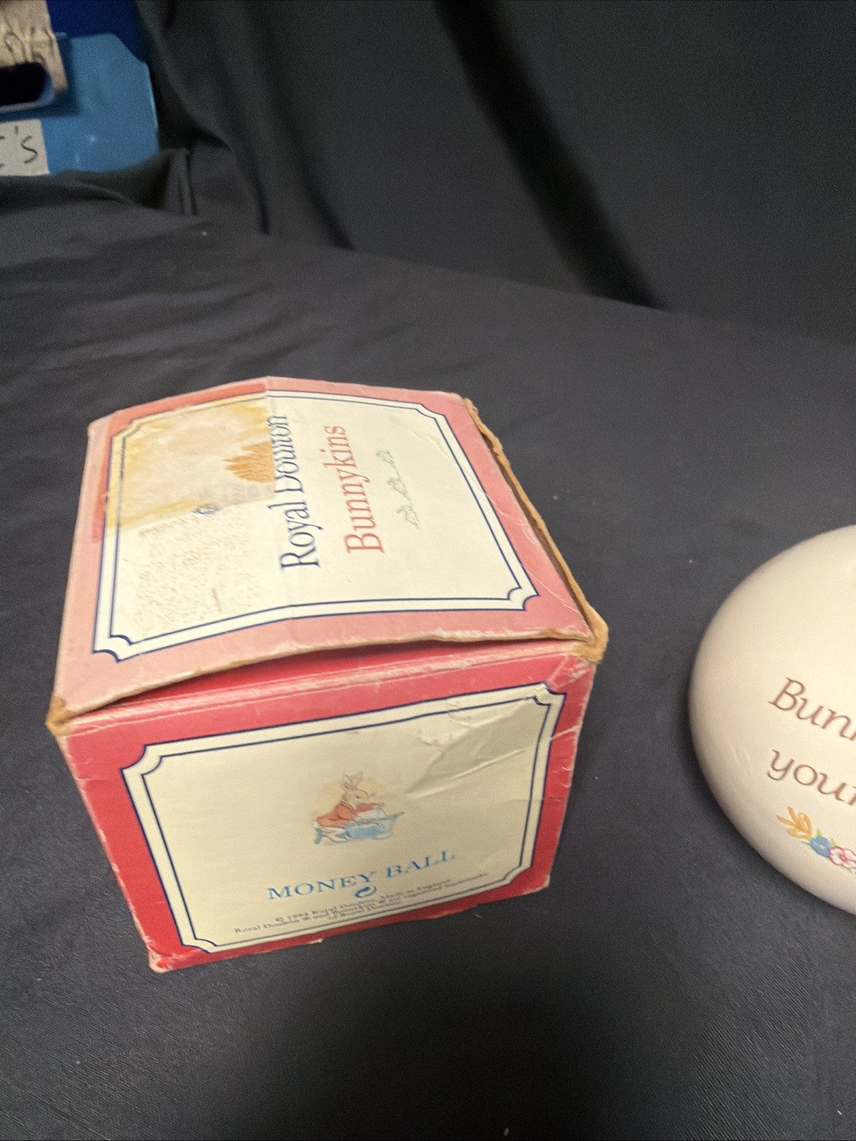 Royal Doulton Bunnykins Moneyball Coin Bank Vintage 1994 - (1892)