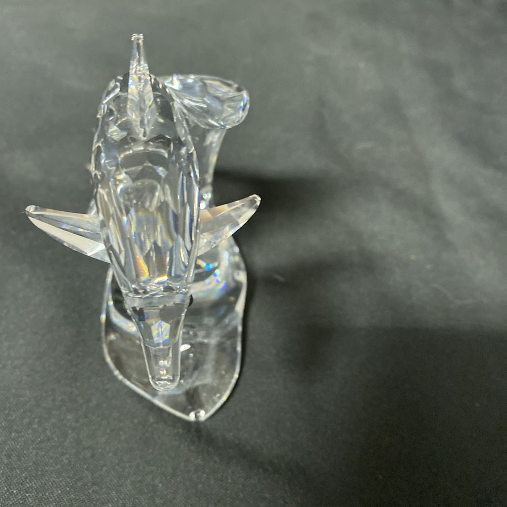 Swarovski Silver Crystal - Dolphin on a wave - 190365 - Boxed - (1631