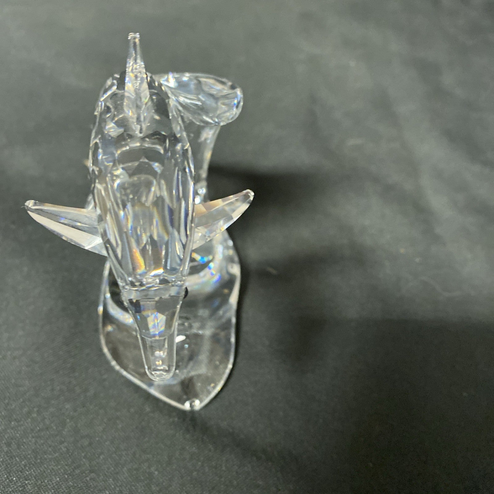 Swarovski Silver Crystal - Dolphin on a wave - 190365 - Boxed - (1631