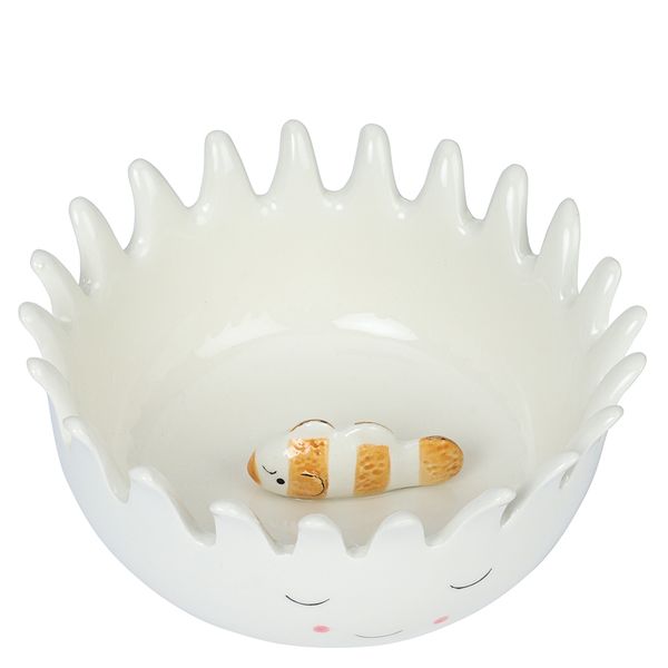 BULK BUY 12 x Ceramic boxed gift Anemone Trinket Bowl - Paperchase