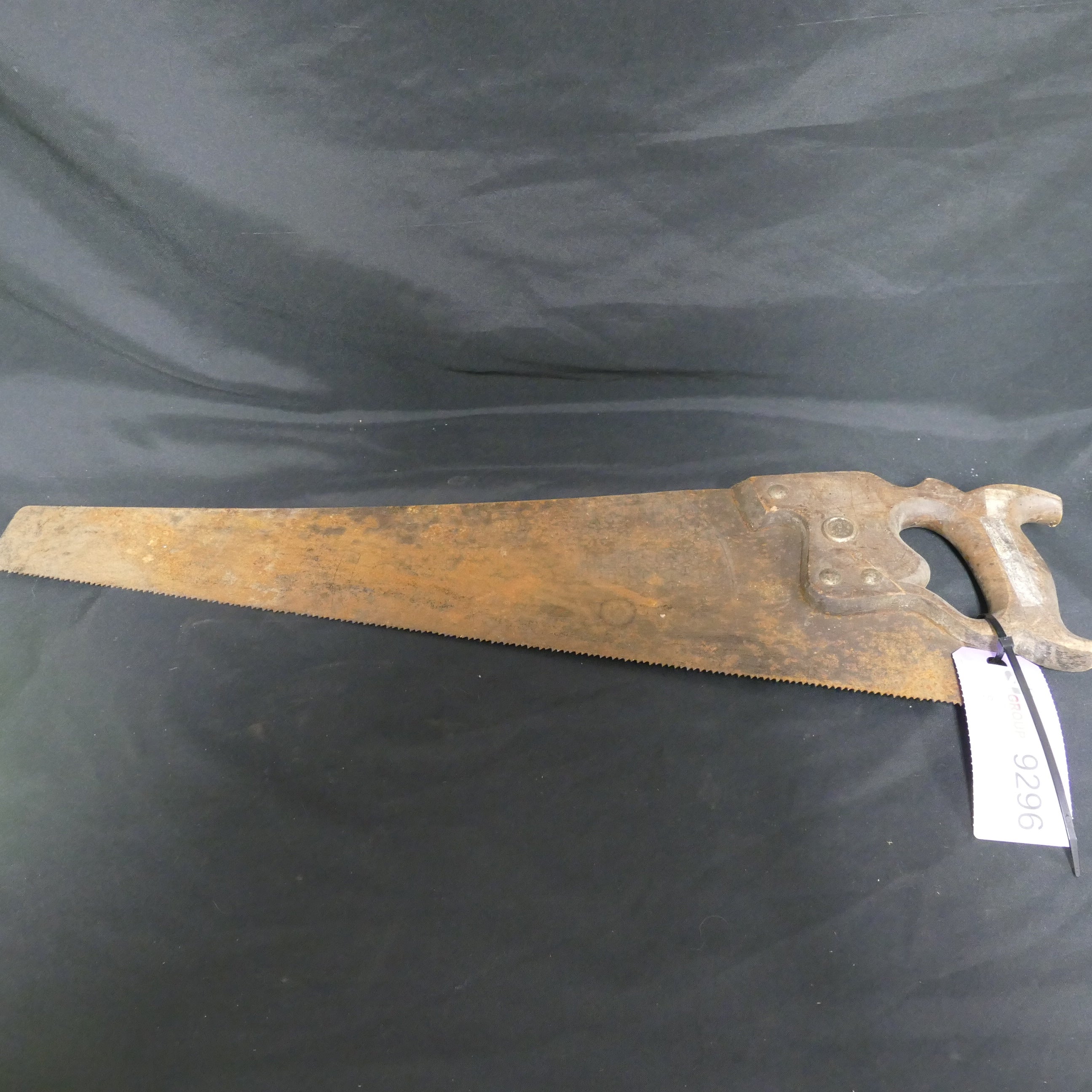 Antique Spear and Jackson saw 68cm with metal Blade Carpenters - (9296)
