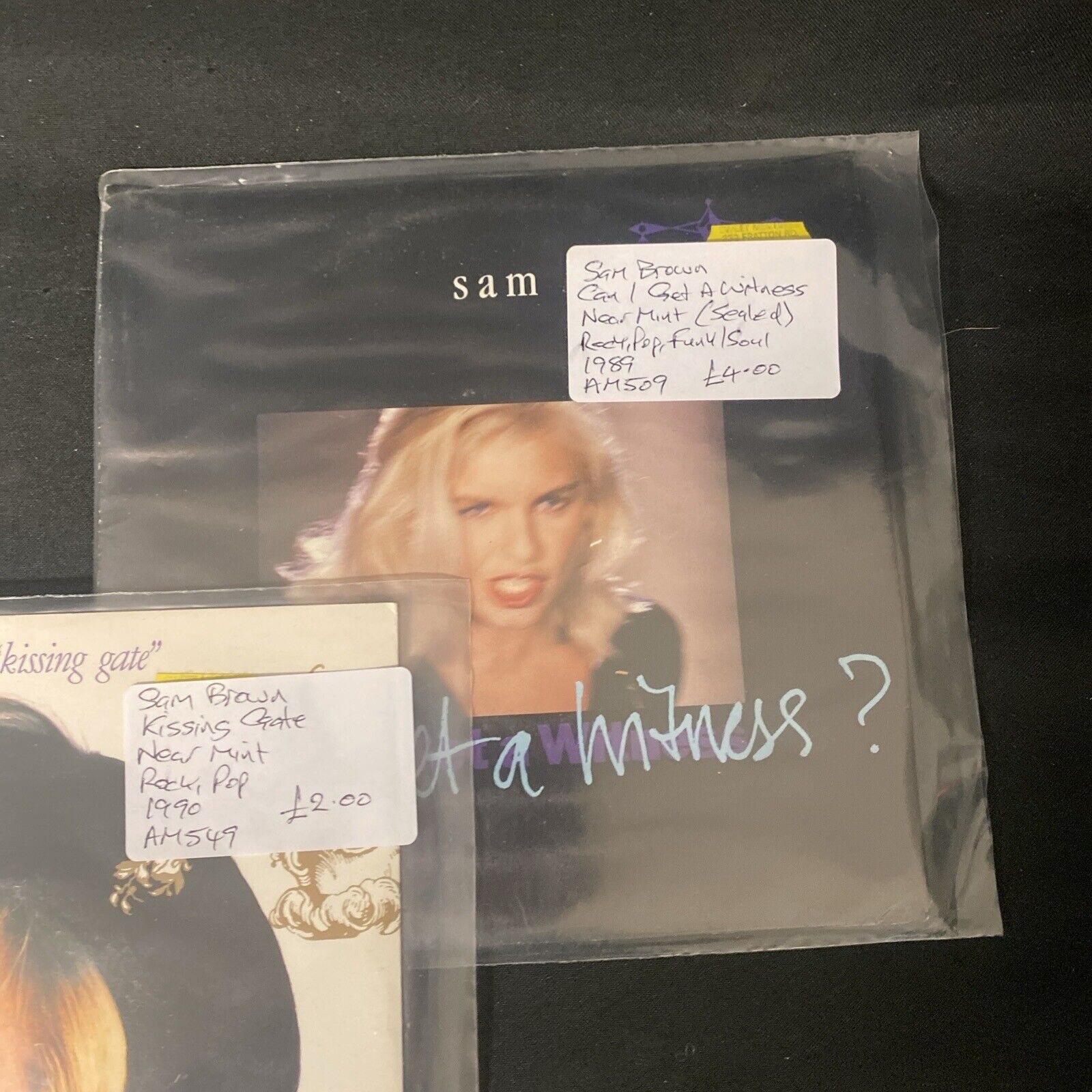 Vinyl Records 7" Singles 5 x 1980's Sam Brown - (9471)