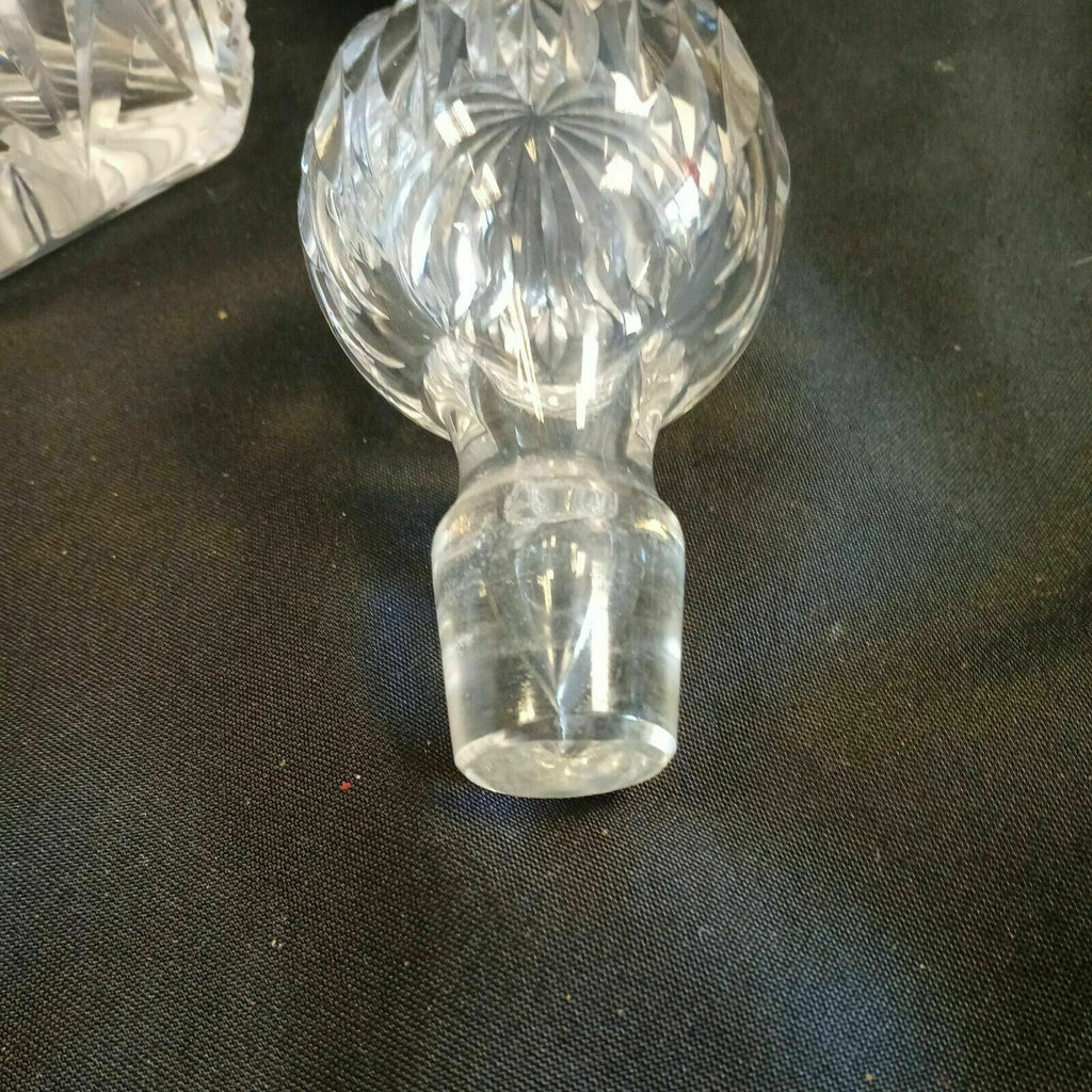 Brierglass Lead Crystal Decanter 24cm high no damage - (8111)
