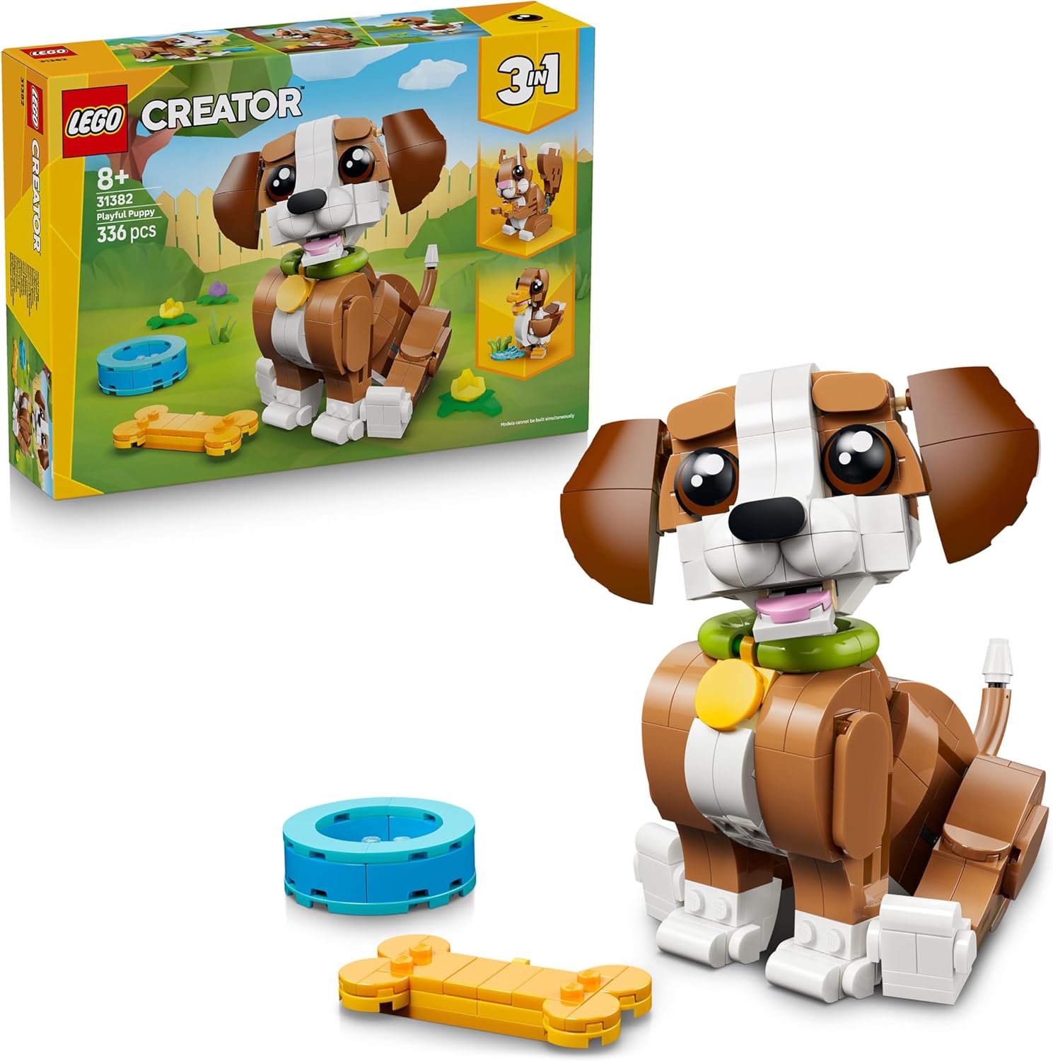 LEGO Creator 3 in 1 - Cute Animals: Playful Puppy Dog / Duck / Squirrel - 31382