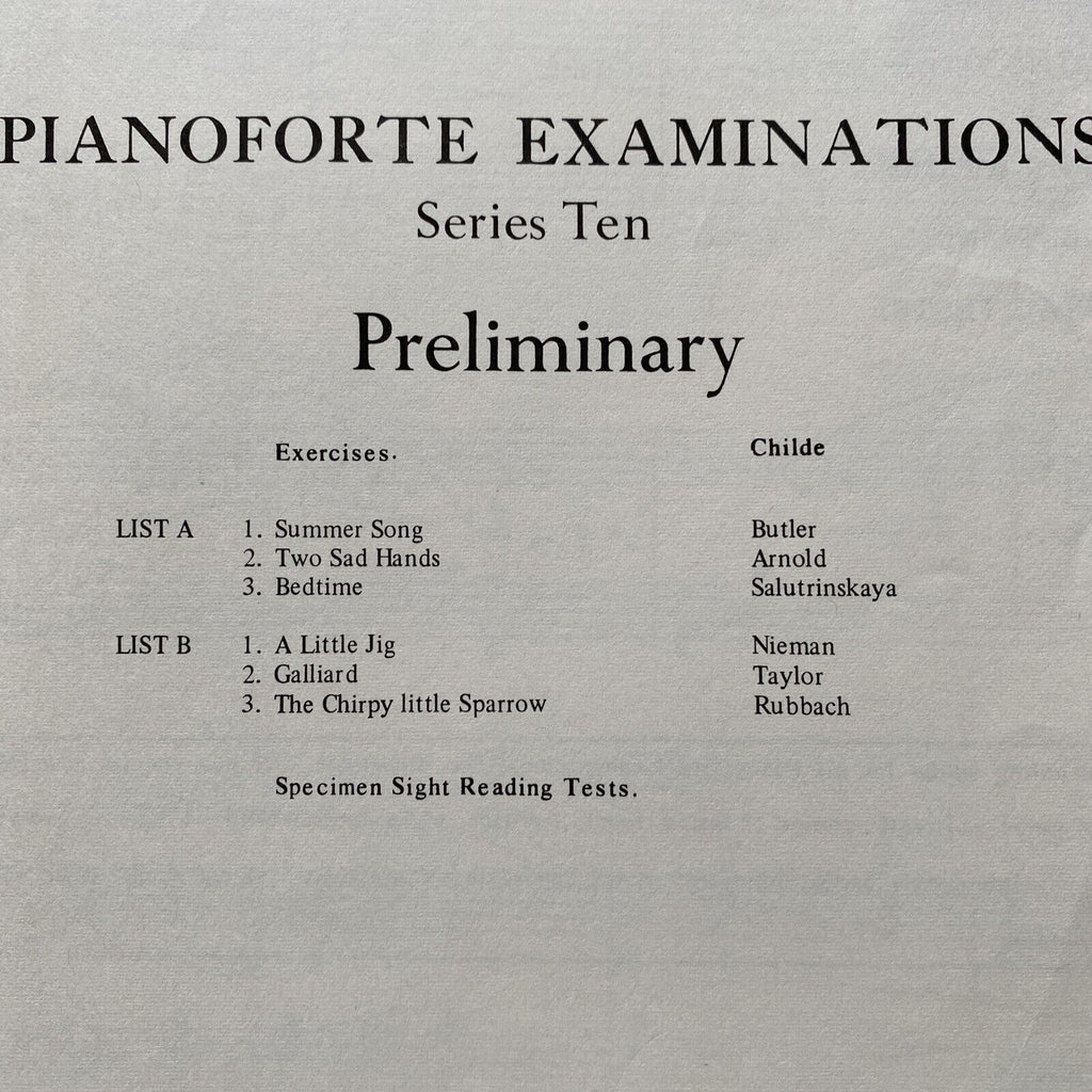 Piano Music Books x 4 from Guildhall School of Music and Drama 1950's - (9542)