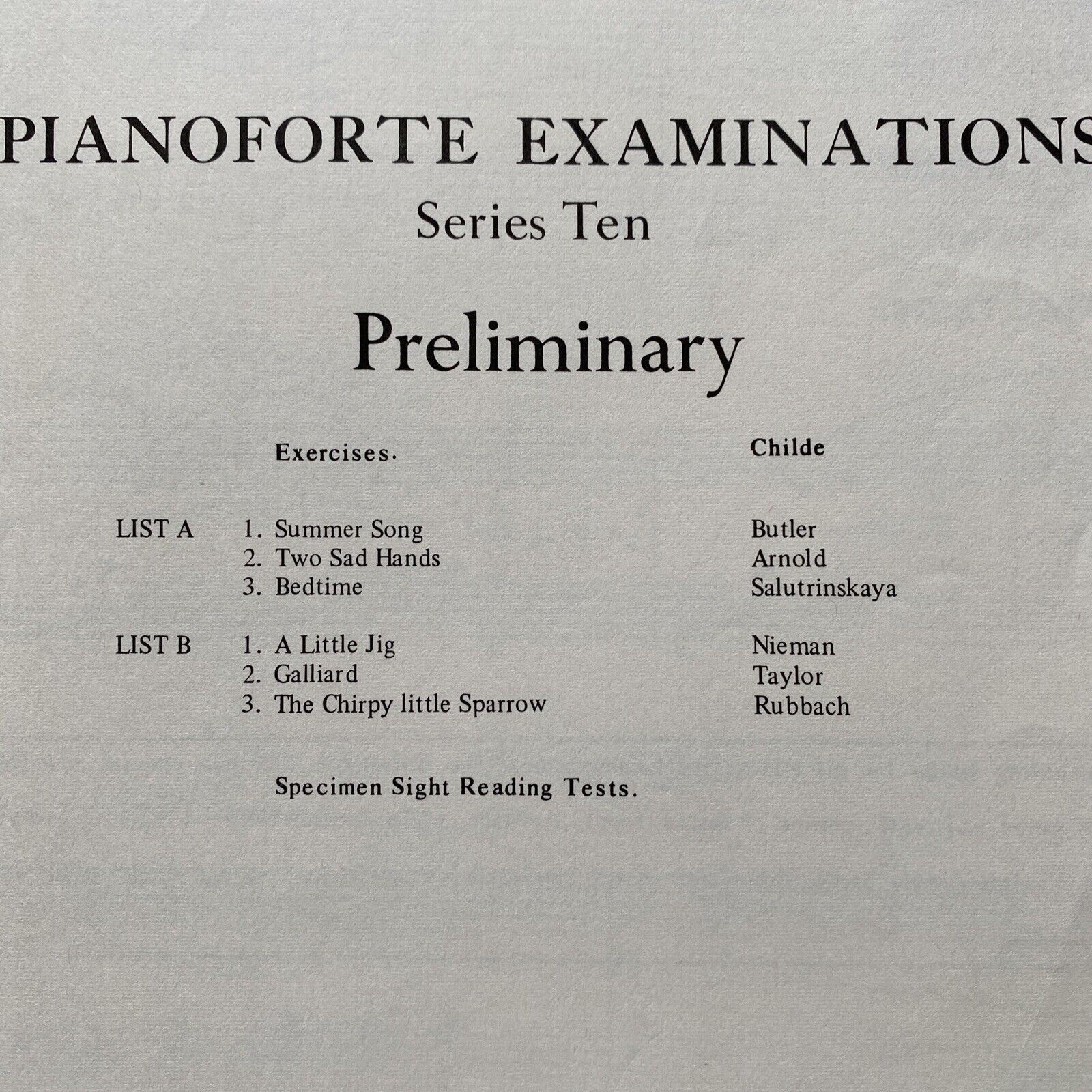 Piano Music Books x 4 from Guildhall School of Music and Drama 1950's - (9542)