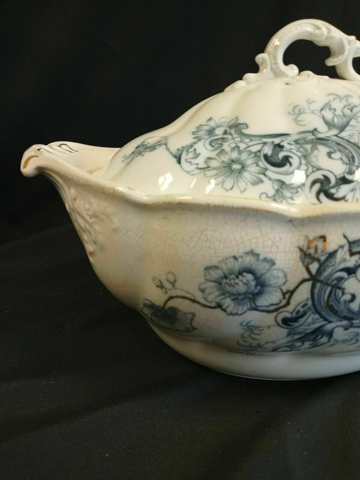 W H Grindley & Co England Tureen Marseilles 30cm 1892 - 1914 - (7970)