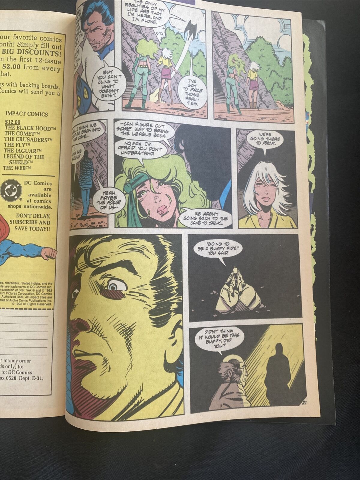 COMIC - DC Comics Justice League EUROPE -Mar 1992 - The End of an Era? - (8795)