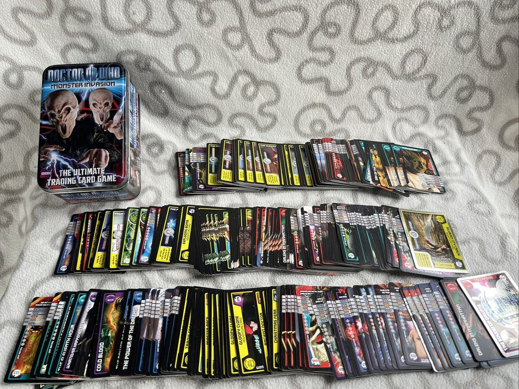 Doctor Who MONSTER INVASION - Dr Who 300+ Single Cards + tin