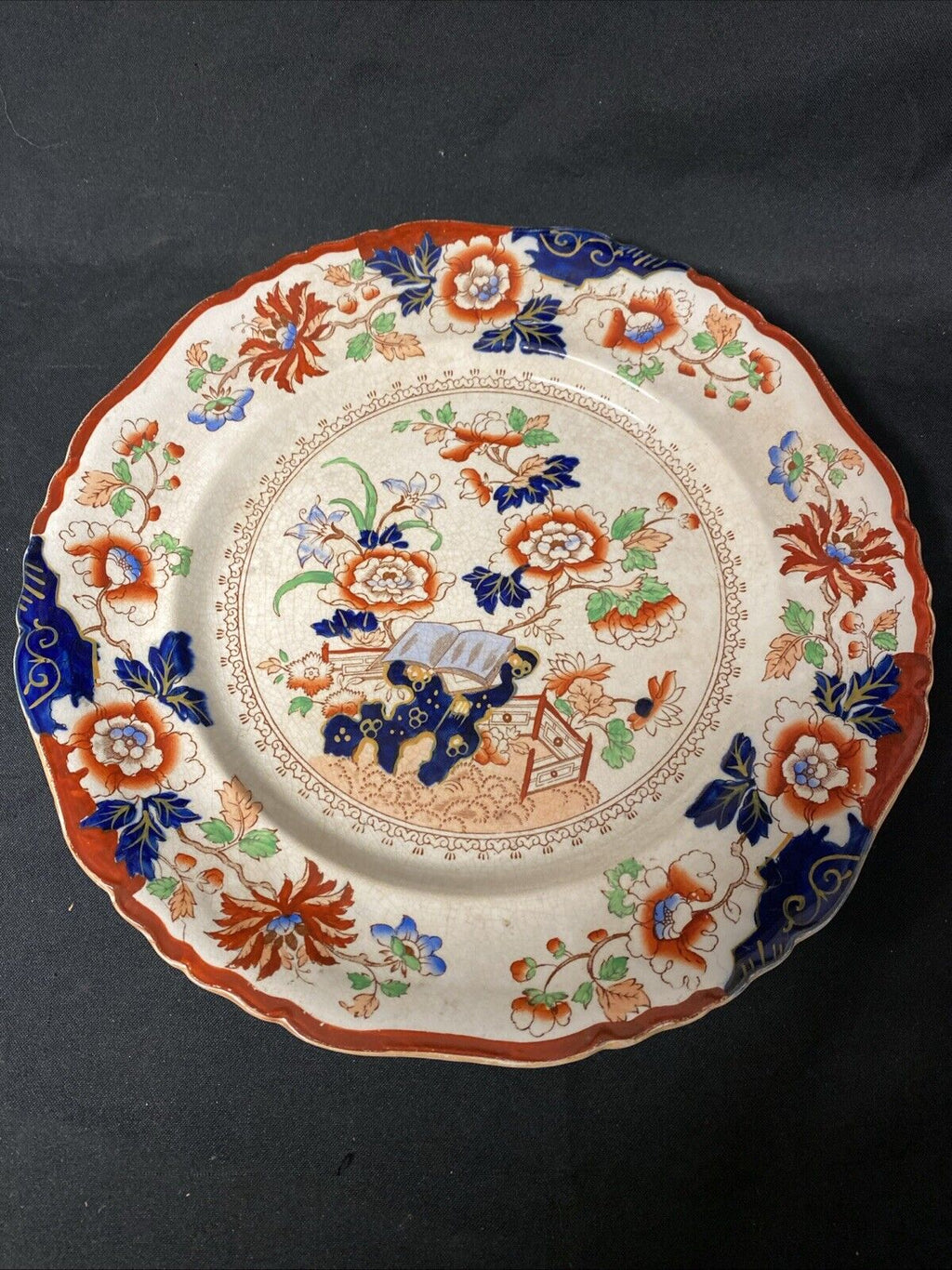 Masons Ashworth Ironstone antique 1834 imari pattern plate 26cm. c1900. (5826)