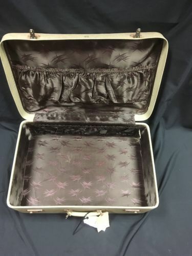 Vintage 1953 NOTON "Milady" Suitcase lined 24" - roleplay automobilia prop (2712