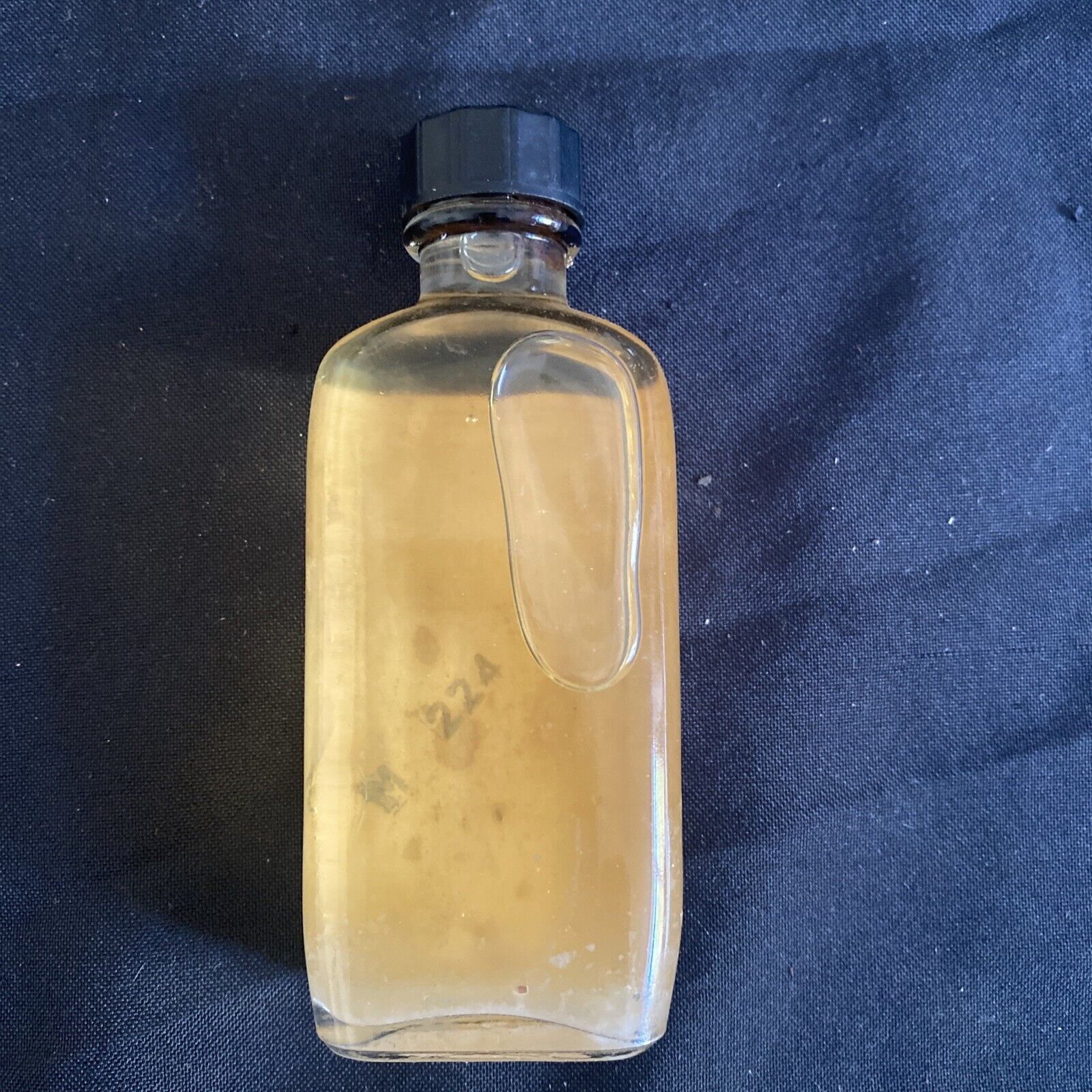 Antique Pharmacy Apothecary Castor Oil Unopened bottle - (9629)