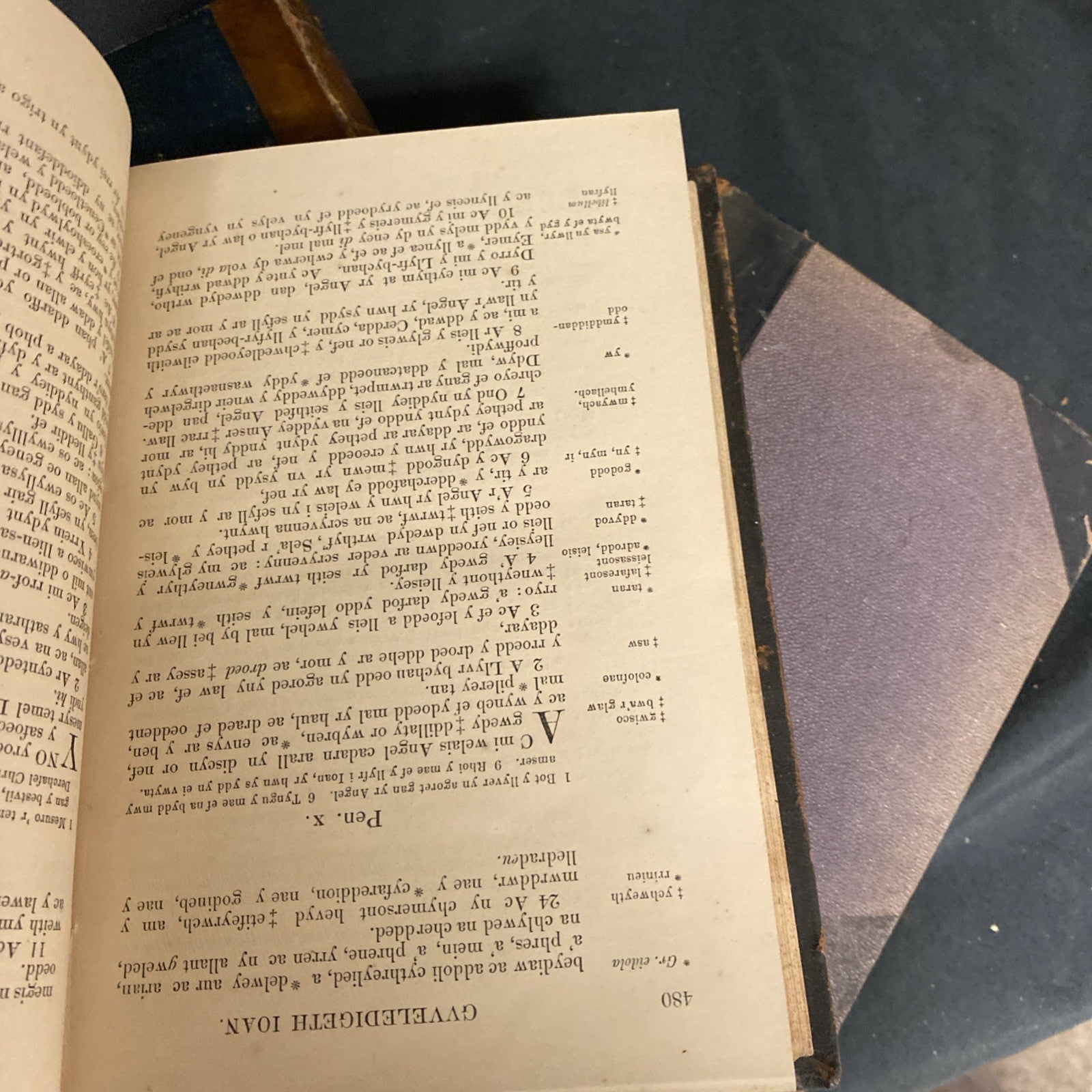 7 x 19thC Rare Theological books in Welsh Lovely Condition