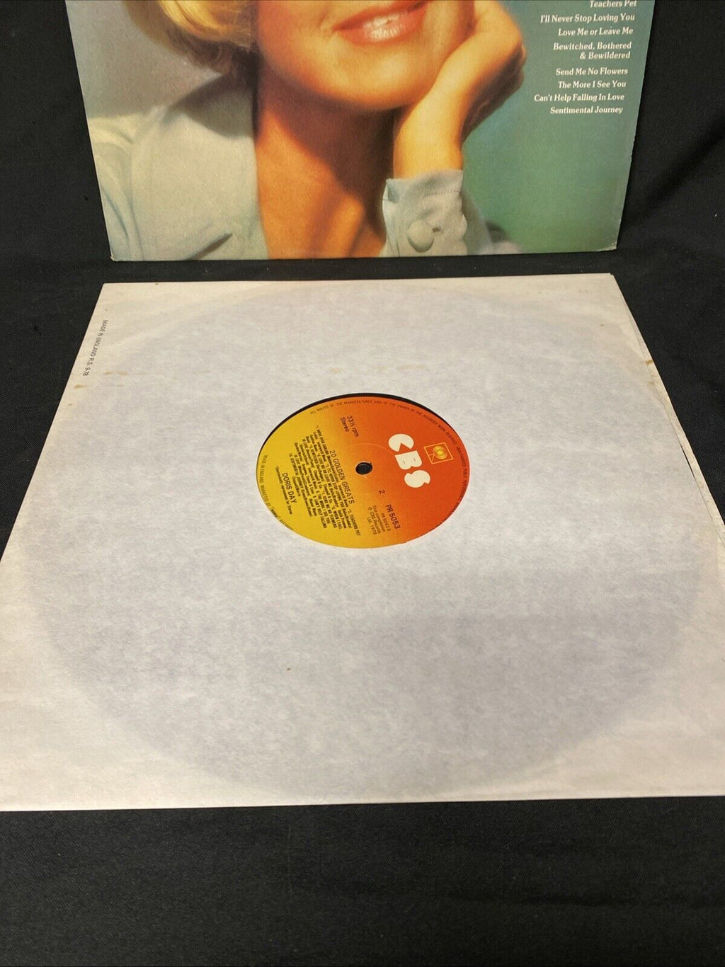VINYL RECORD - Doris Day 20 Golden Greats 1978 Ex Cond -PR5053 -(5682)