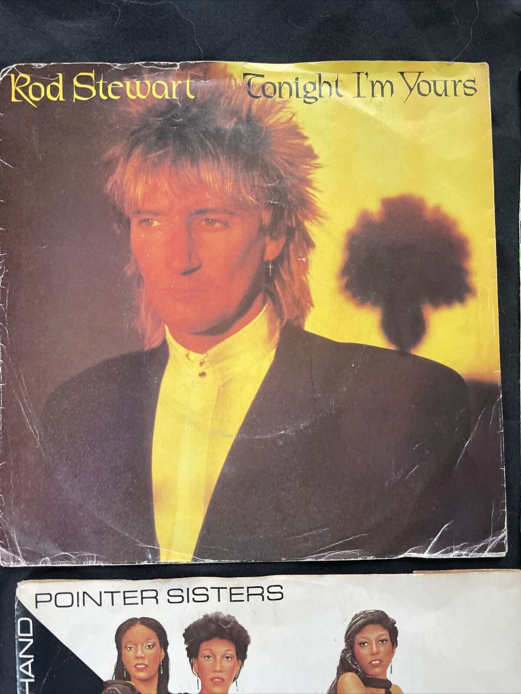 Vinyl Records 7" Singles 5 x 1980's The Cool Notes, Rod Stewart, Pointer - 9400