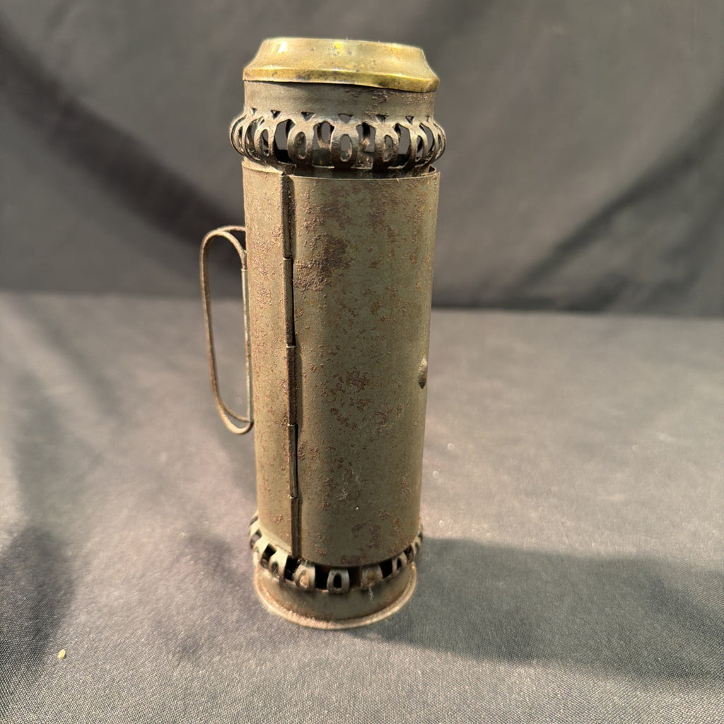 Victorian Antique Thief Burgler folding dark lantern Lamp - (2033)