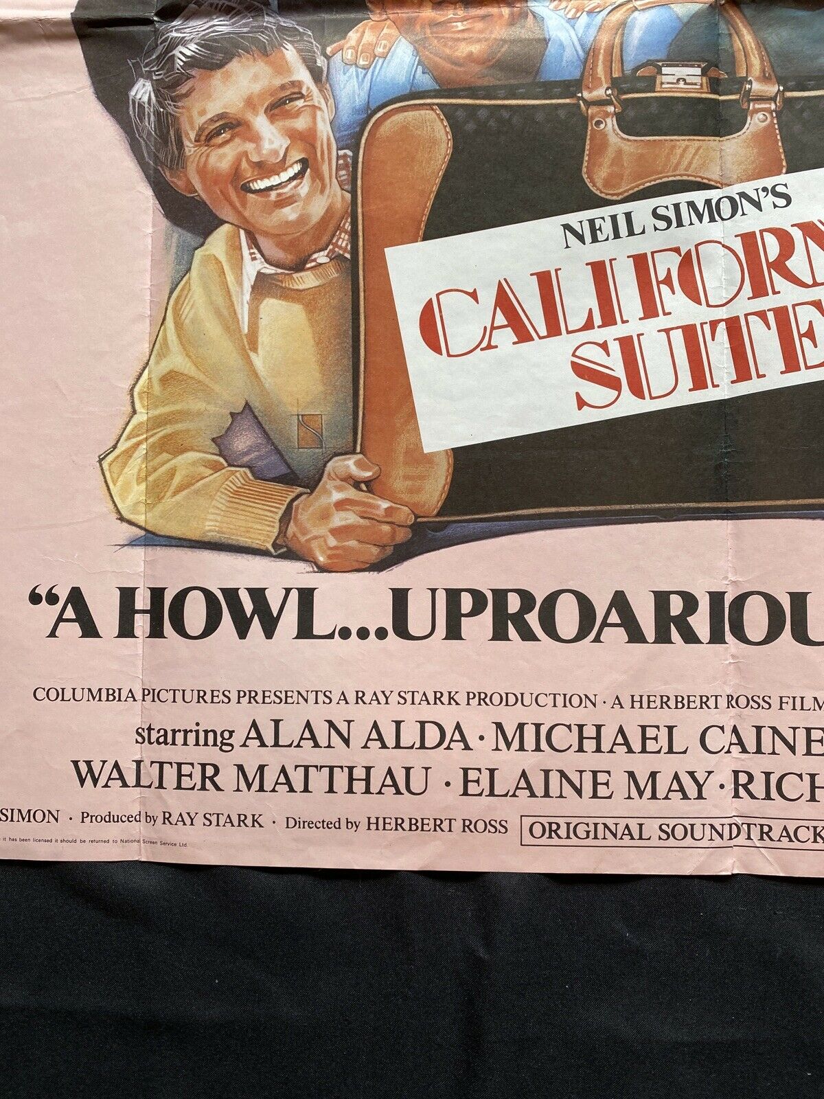 ORIGINAL UK QUAD POSTER - California Suite - 1978 - 30" x 40" - (6582)