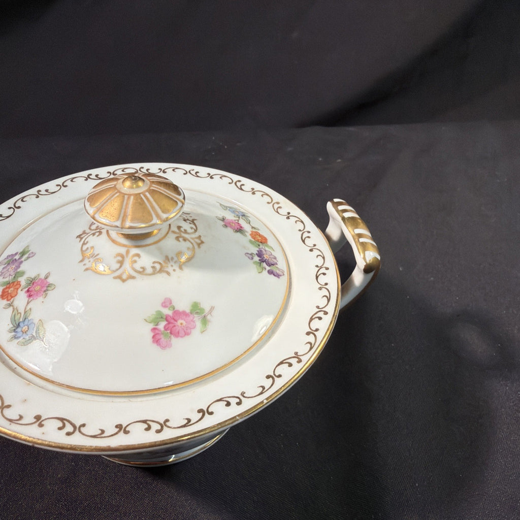 Noritake Occupied Japan Two Handled Lidded Bowl Excellent Cond. - (2063)