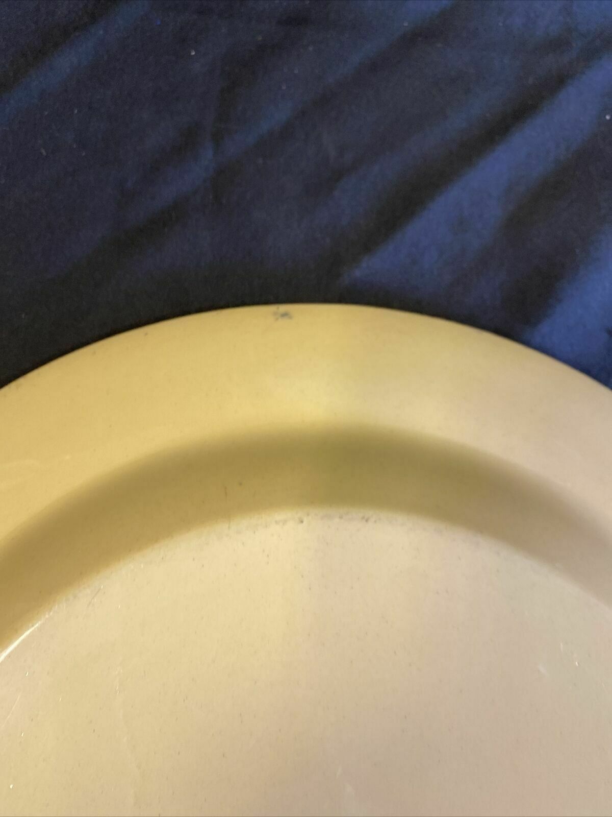 Wedgwood Van Hoorne Stoneware 32cm Plate dated 1899 two chips on back edge (7655
