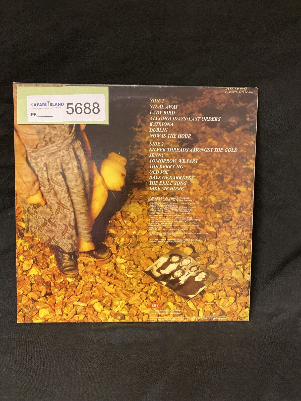 VINYL RECORD - The Fureys & Davey Arthur - Steal Away LP 1983 - (5688)