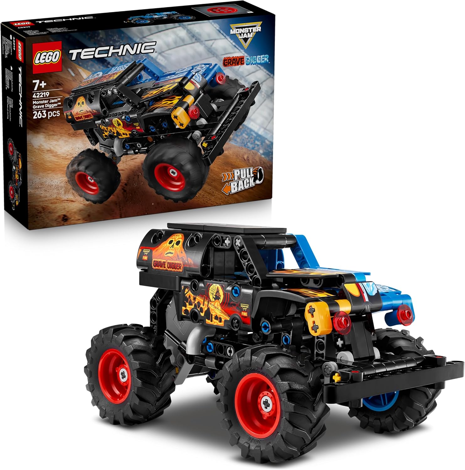 LEGO Technic - Monster Jam, Grave Digger, Fire and Ice - 42219