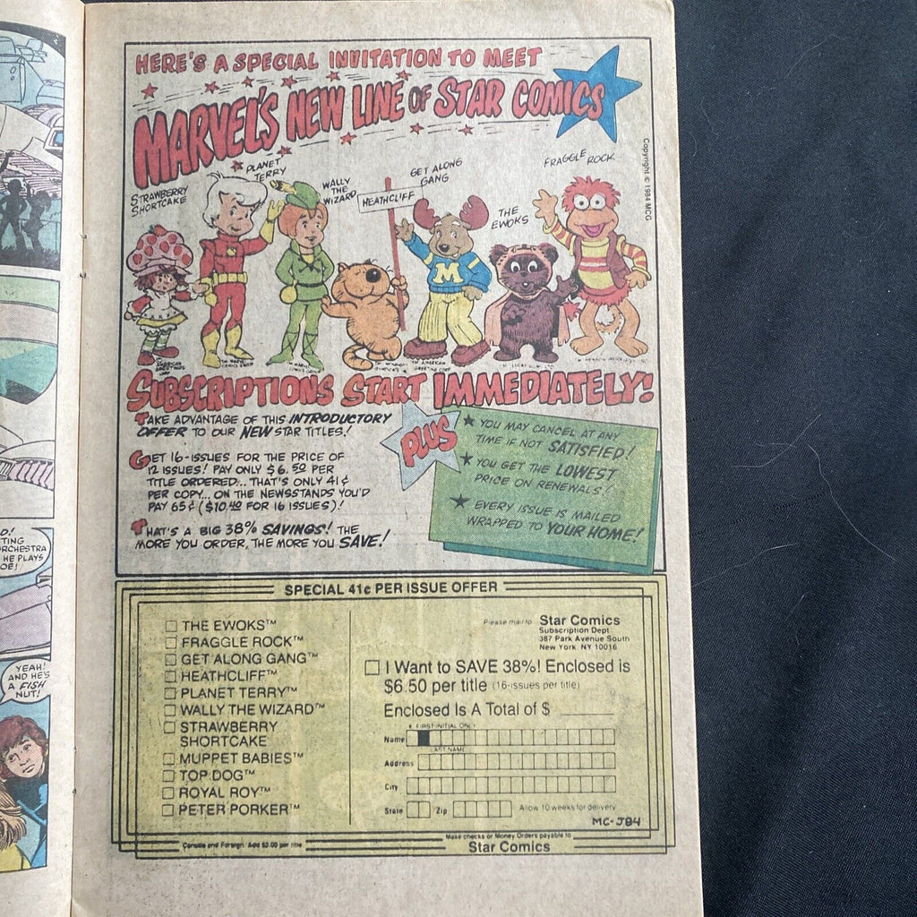 COMIC - MARVEL Comics - POWER PACK Apr 1984 (8770)