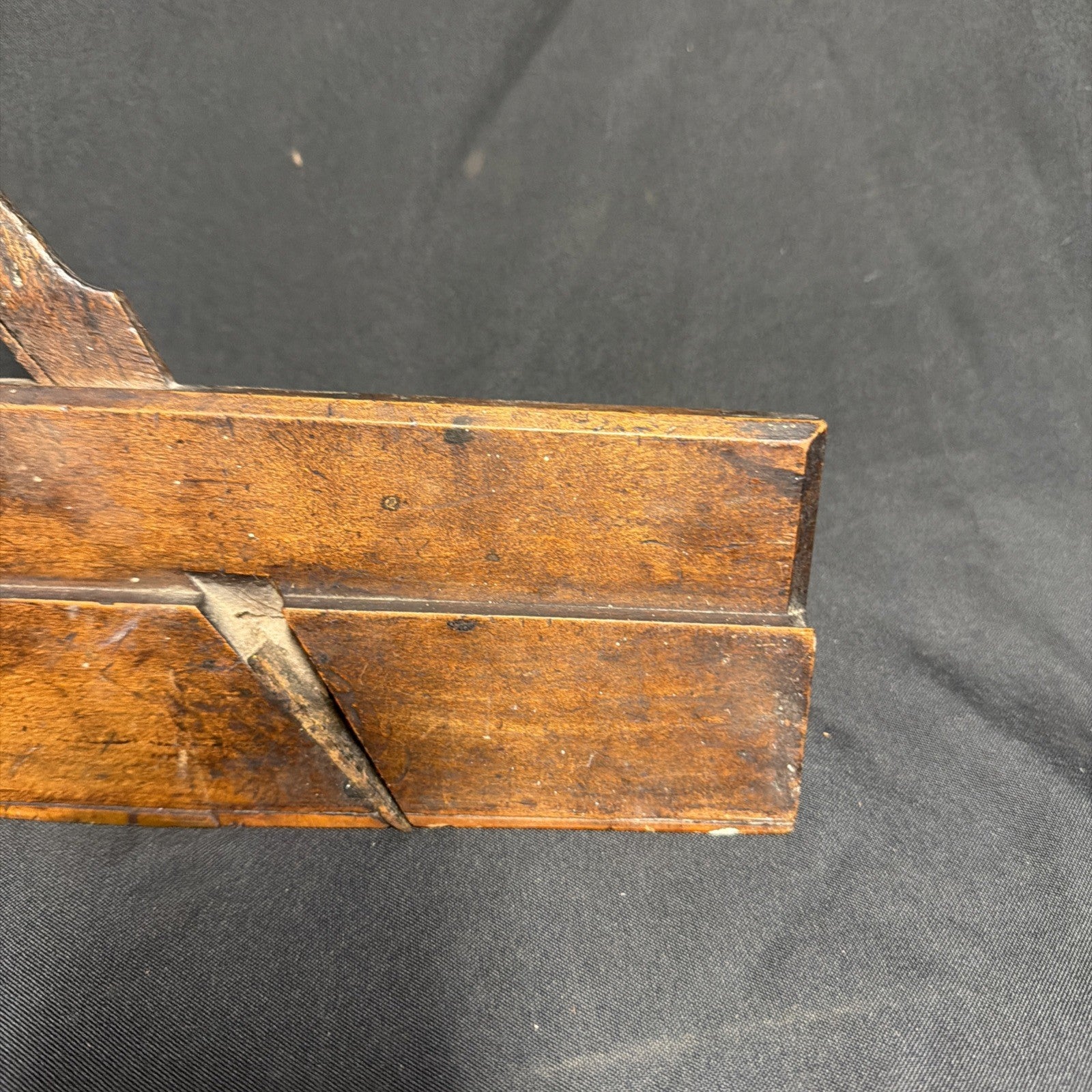 Antique British Wooden Moulding Plane 9.5" John Marsden - (1854)