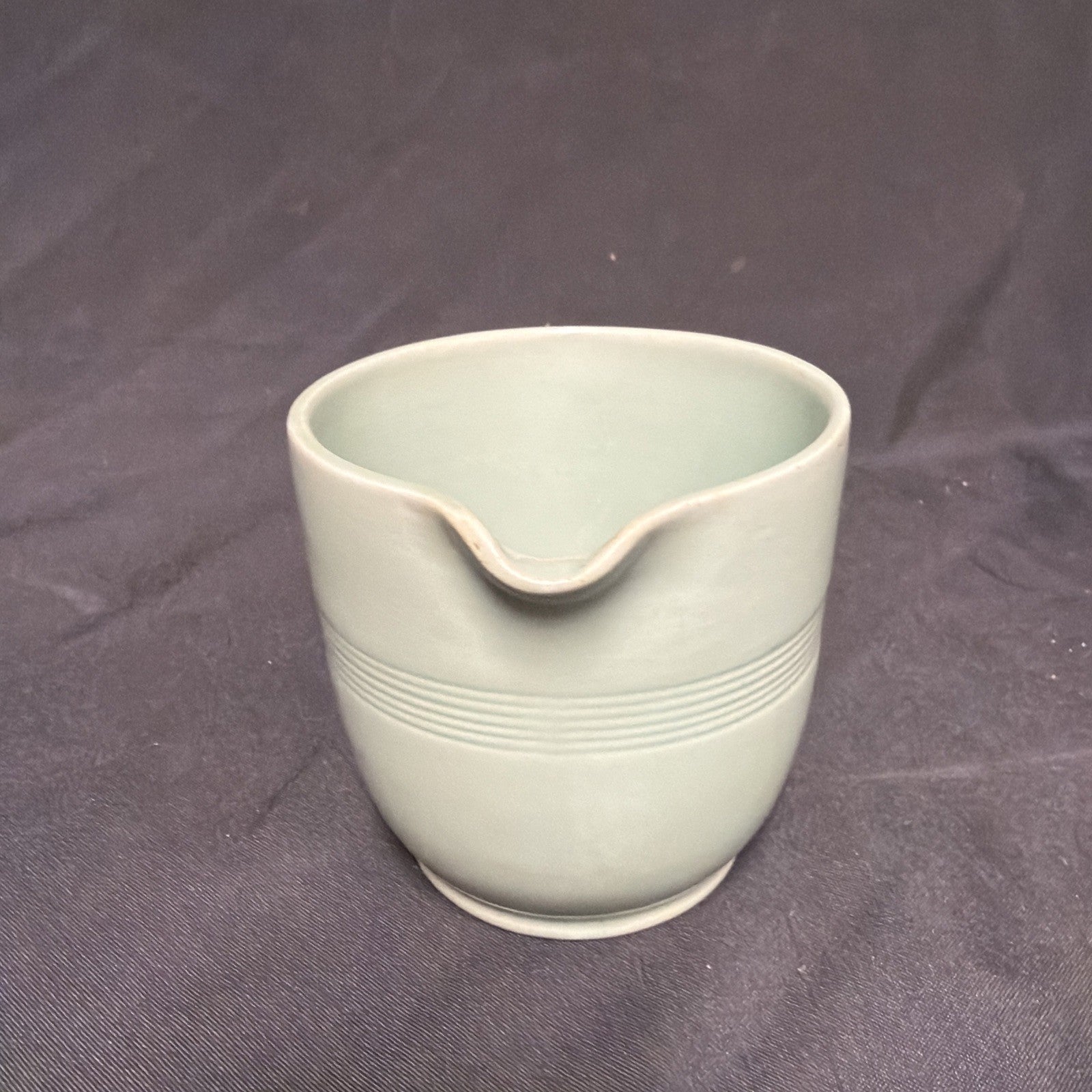 Wood's Ware Beryl Utility Green 1940's Milk Jug 9.5cm tall- (1927) 