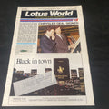 Lotus World Magazine Team Lotus 1985 with misprinted date -(8932)