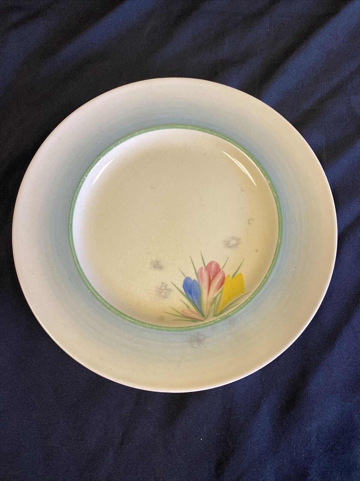 Clarice Claiff Crocus Design Newport Pottery - Plate x 1 x 23cm - (7659)