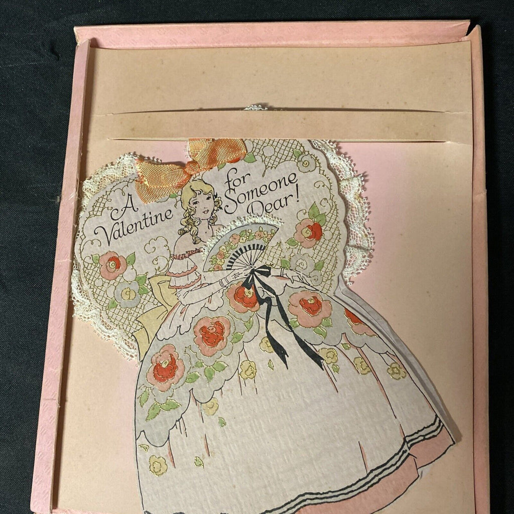 A.M. Davis & Co London 1930's? Valentines Day Card Unused Boxed (5432)