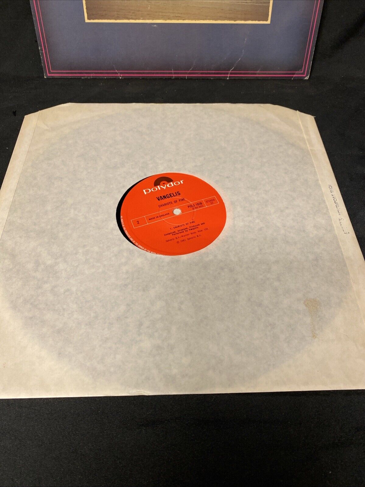 VINYL RECORD - Vangelis - Chariots of Fire Original Score 1981 LP - (5687)