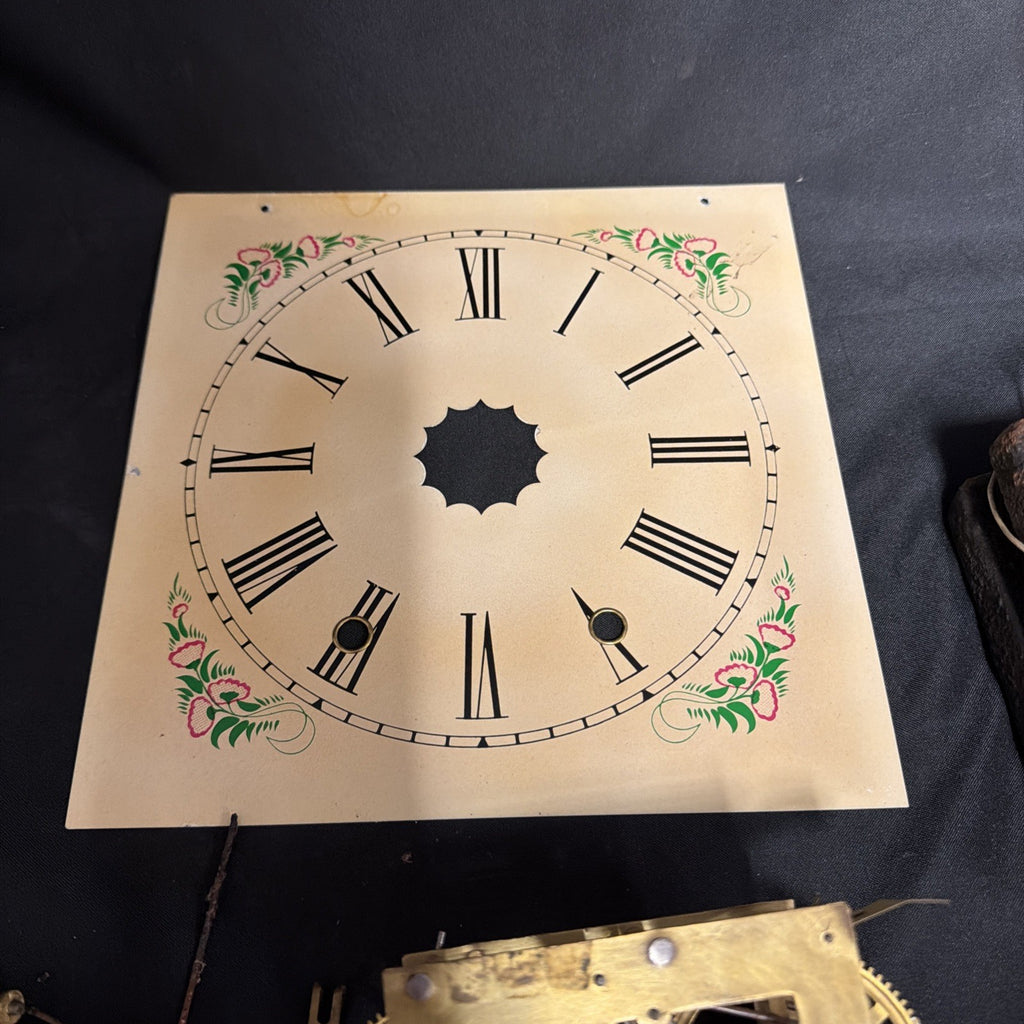 Jerome & Co "New Haven" 8 Day Clock 1850's Face, movement & weights - (1950)