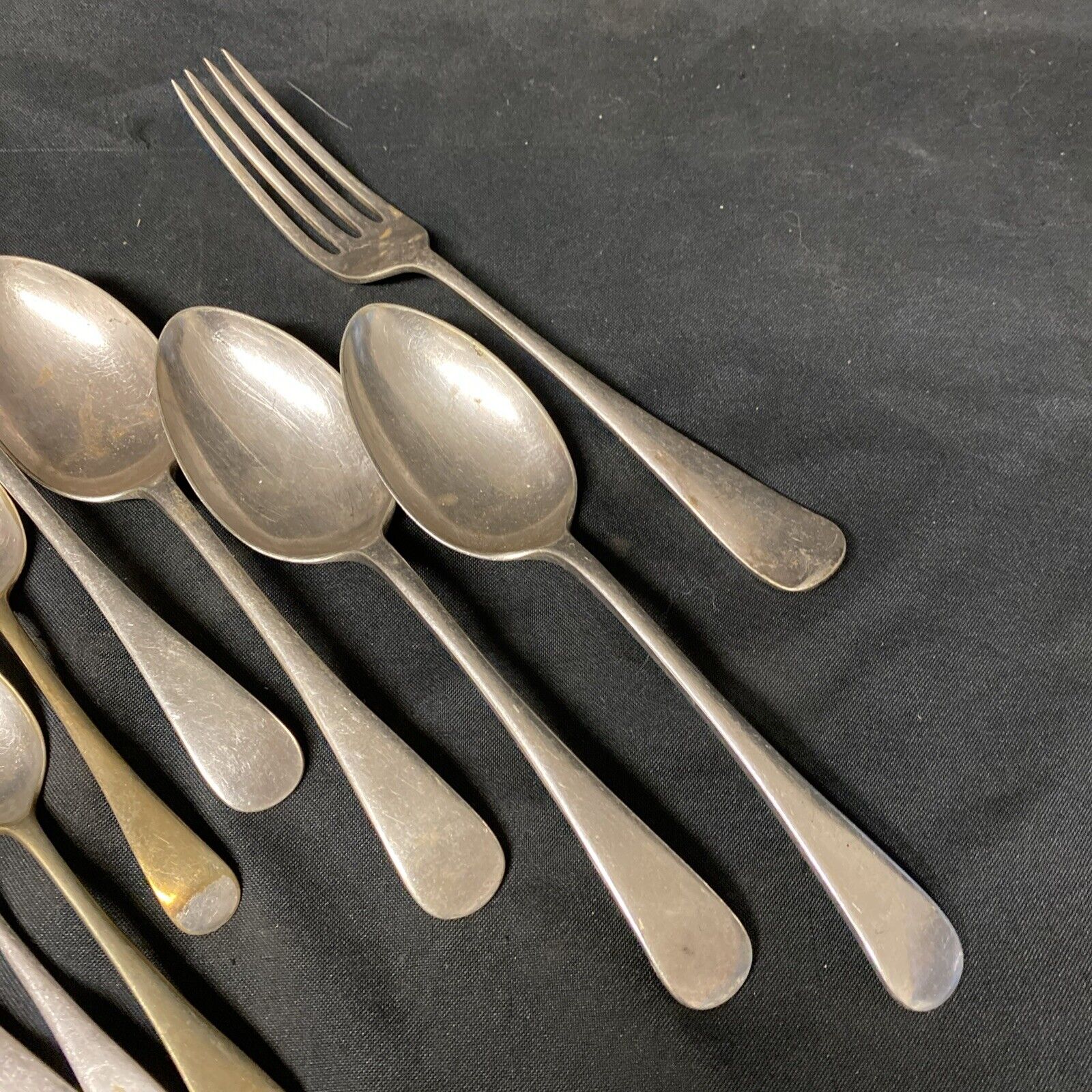 15 Pieces British Plate A1 Grade Silver Plated Vintage Cutlery - (5353)