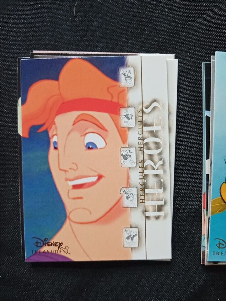 Upper Deck 2003 Disney Treasures Series Heroes x33 Trading Cards -(5744)