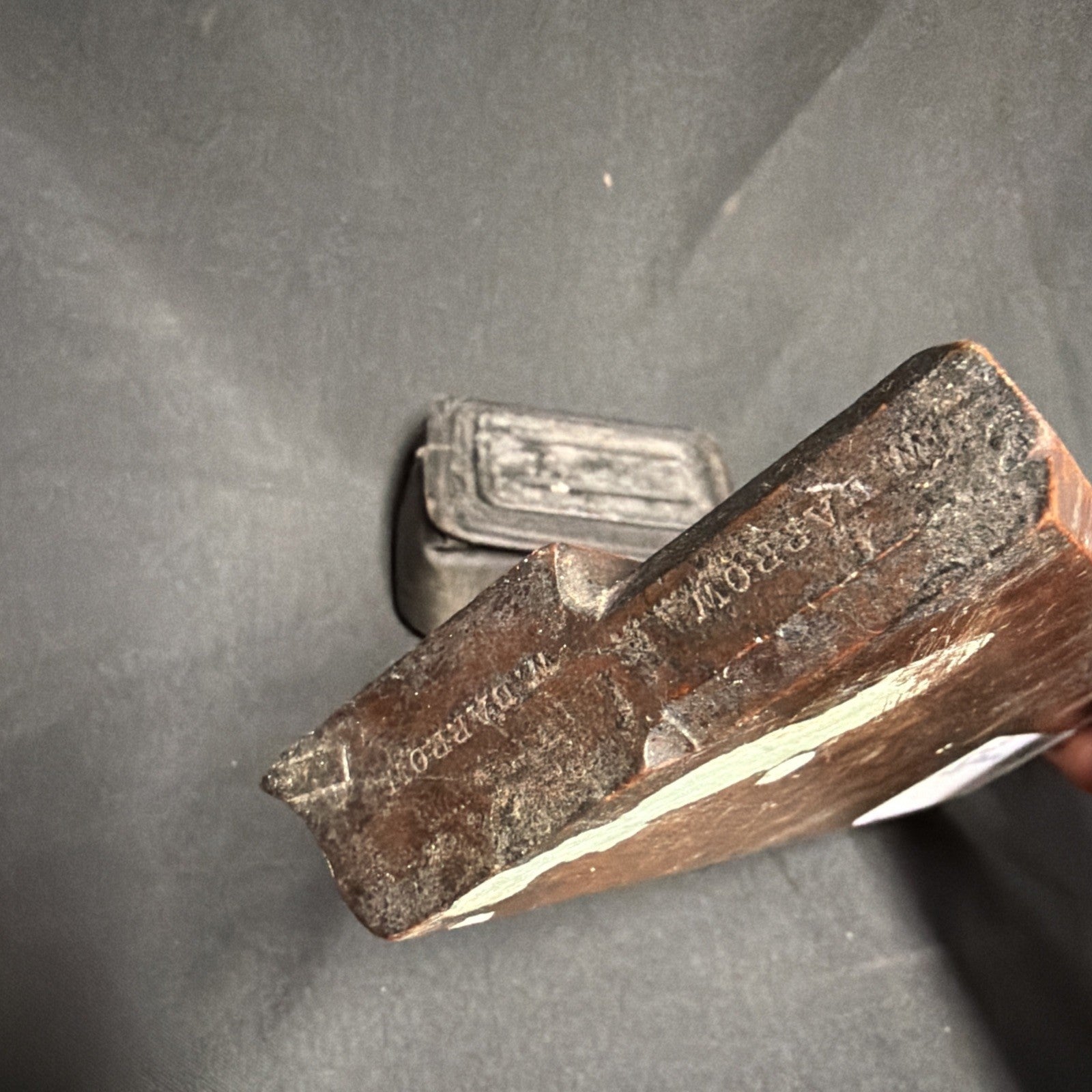 Antique British Wooden Moulding Plane 9.5" John Marsden - (1854)