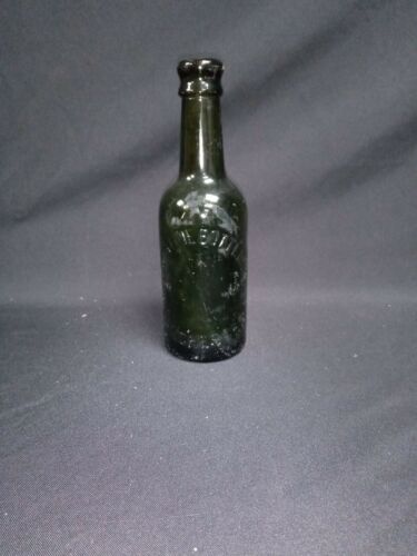 Antique Bottle The Palatine Bottling Co Ltd Manchester Green Glass - (7054)