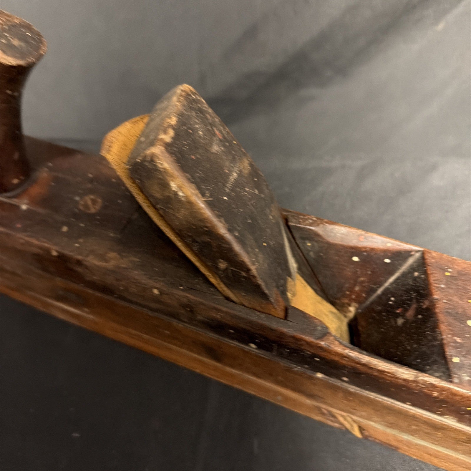 Antique Wood Block Plane 16" with Sheffield steel  - (1939)