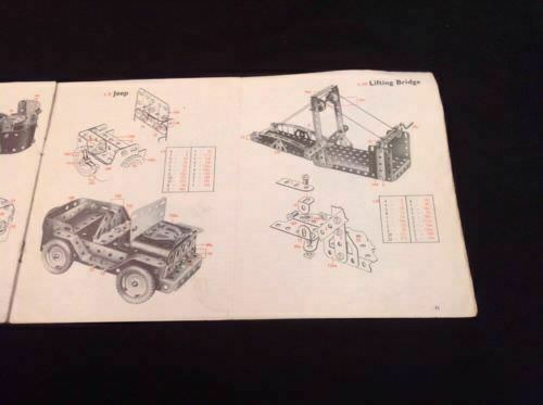 MECCANO - Book of Models for outfits 0-1 - 1962 - Scooter Acrobat Etc (757)