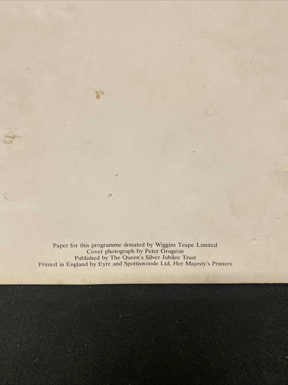 Official Souvenier Programme Silver Jubilee 1977 H.R.H.The Queen - (1691)