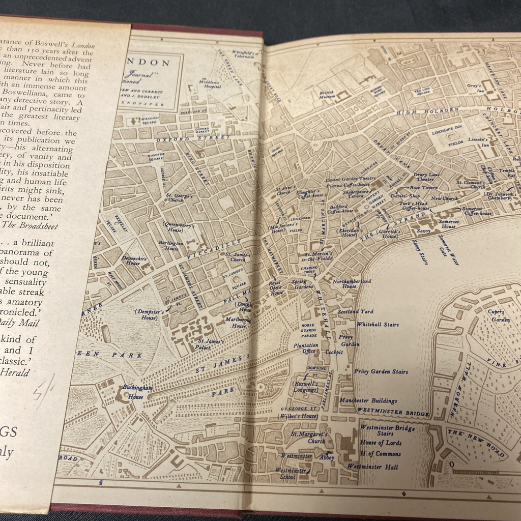 Book - Boswell's London Journal 1762 to 1763 - Printed 1952 - (1567)