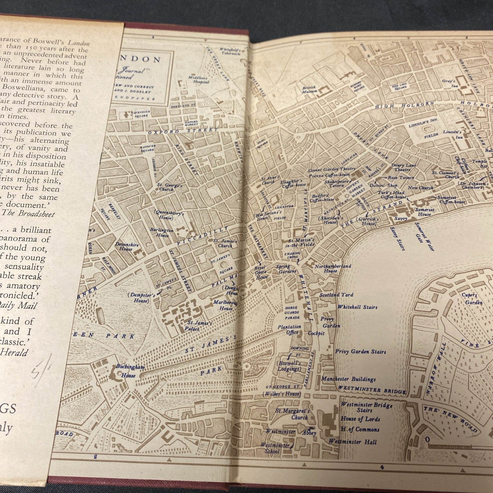 Book - Boswell's London Journal 1762 to 1763 - Printed 1952 - (1567)