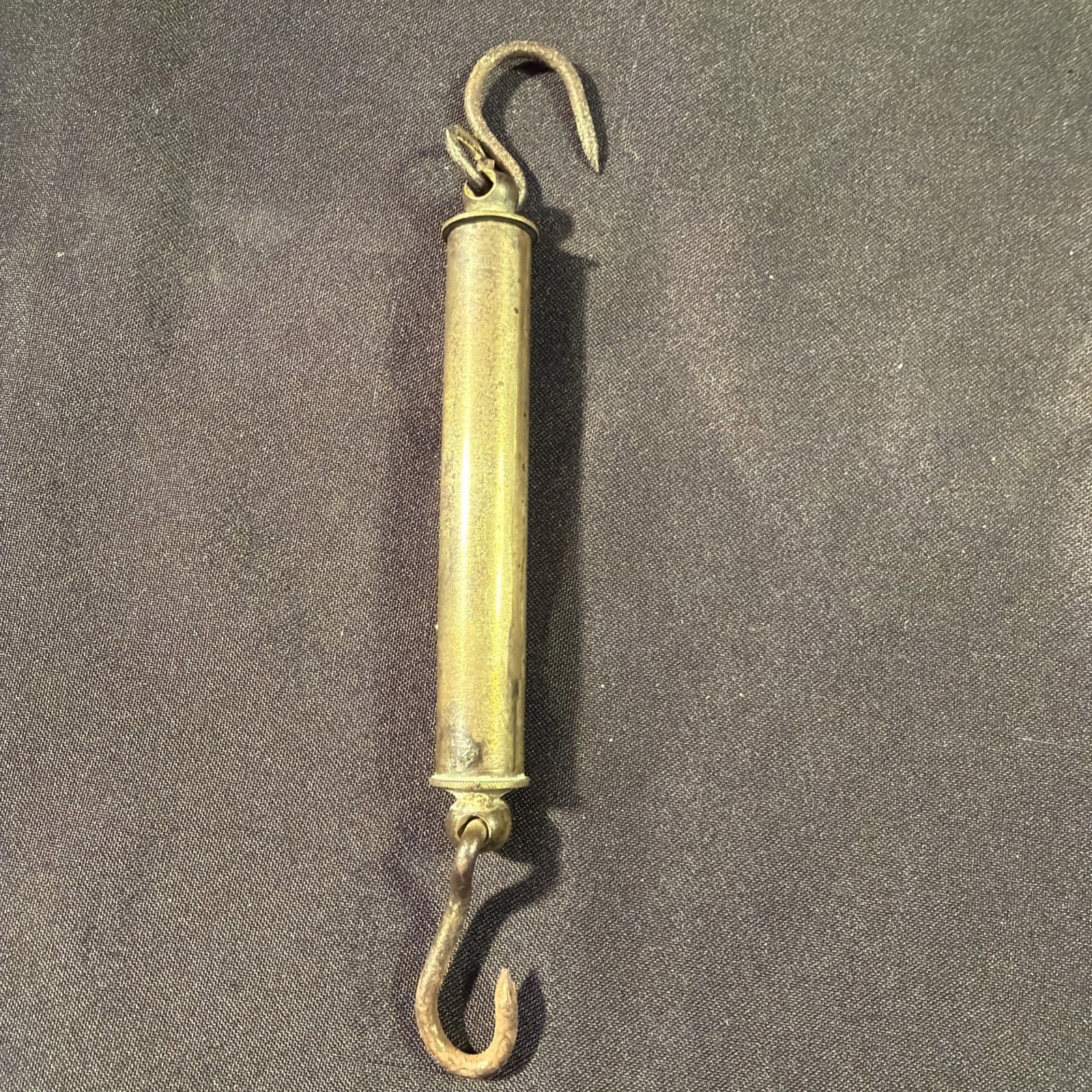 Victorian Brass Hanging Weight Scale 4LB Lovely Condition - (1993)