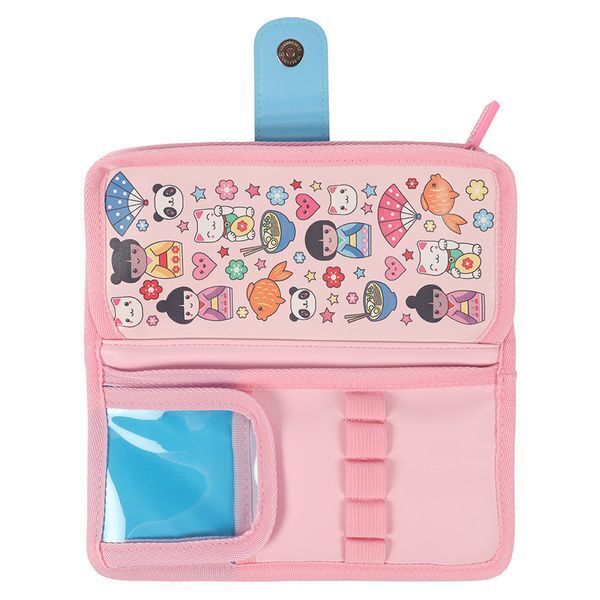 BULK BUY 12 x Pencil / Beauty case Japanese Character Folded Case - Paperchase