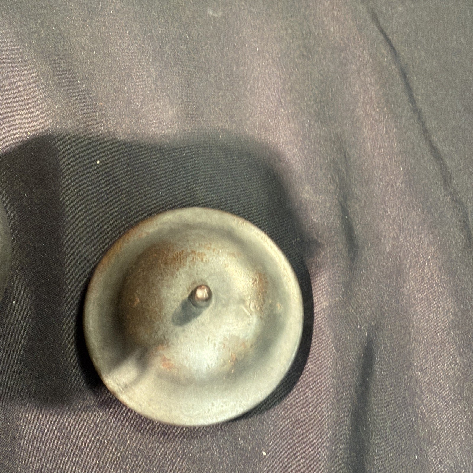 Antique Dinner Pail metal possibly tin? with lid - (2038)