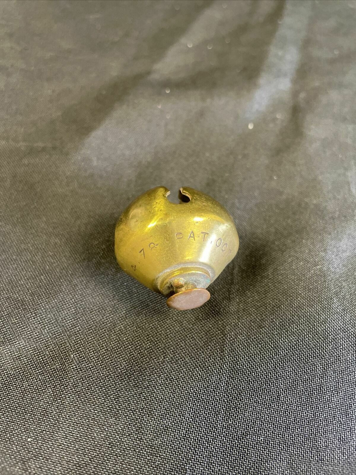 Antique The American Ring Company George W. Tucker 1878 Sleigh Horse Bell (8264)